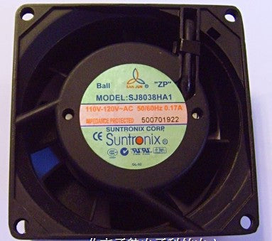 SANJU SJ8038HA1 110V/120V 0.17A 2wires Cooling Fan SANJU SJ8038HA1 110V/120V 0.17A 2wires Cooling Fan